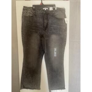 AND NOW THIS Black Denim Pants Size 14W